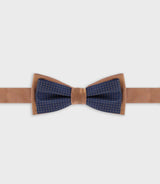 Noeud papillon duo marine marron NPDUOTHIMEO - IZAC