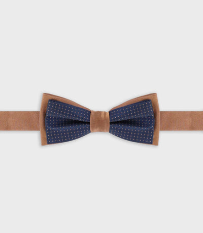 Noeud papillon duo marine marron NPDUOTHIMEO - IZAC