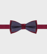 Noeud papillon duo marine bordeaux NPDUOTOM - IZAC