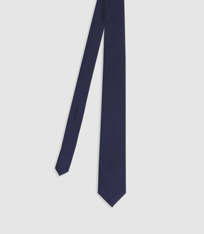 Cravate avec motifs marine - IZAC