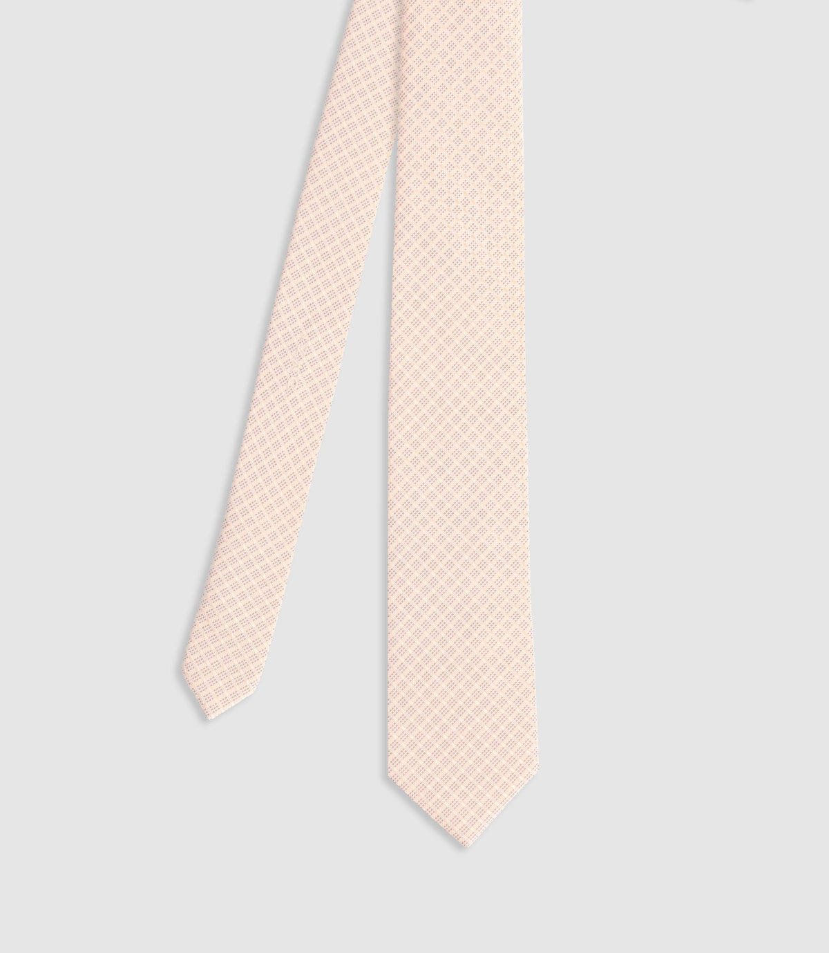 Cravate à motifs beige - IZAC