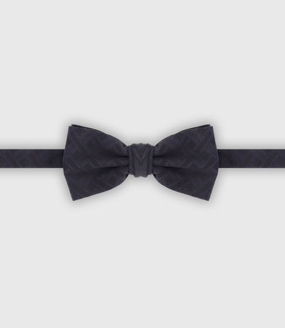 Noeud papillon micro motifs marine - IZAC