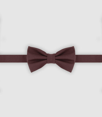 Nœud papillon uni bordeaux - IZAC