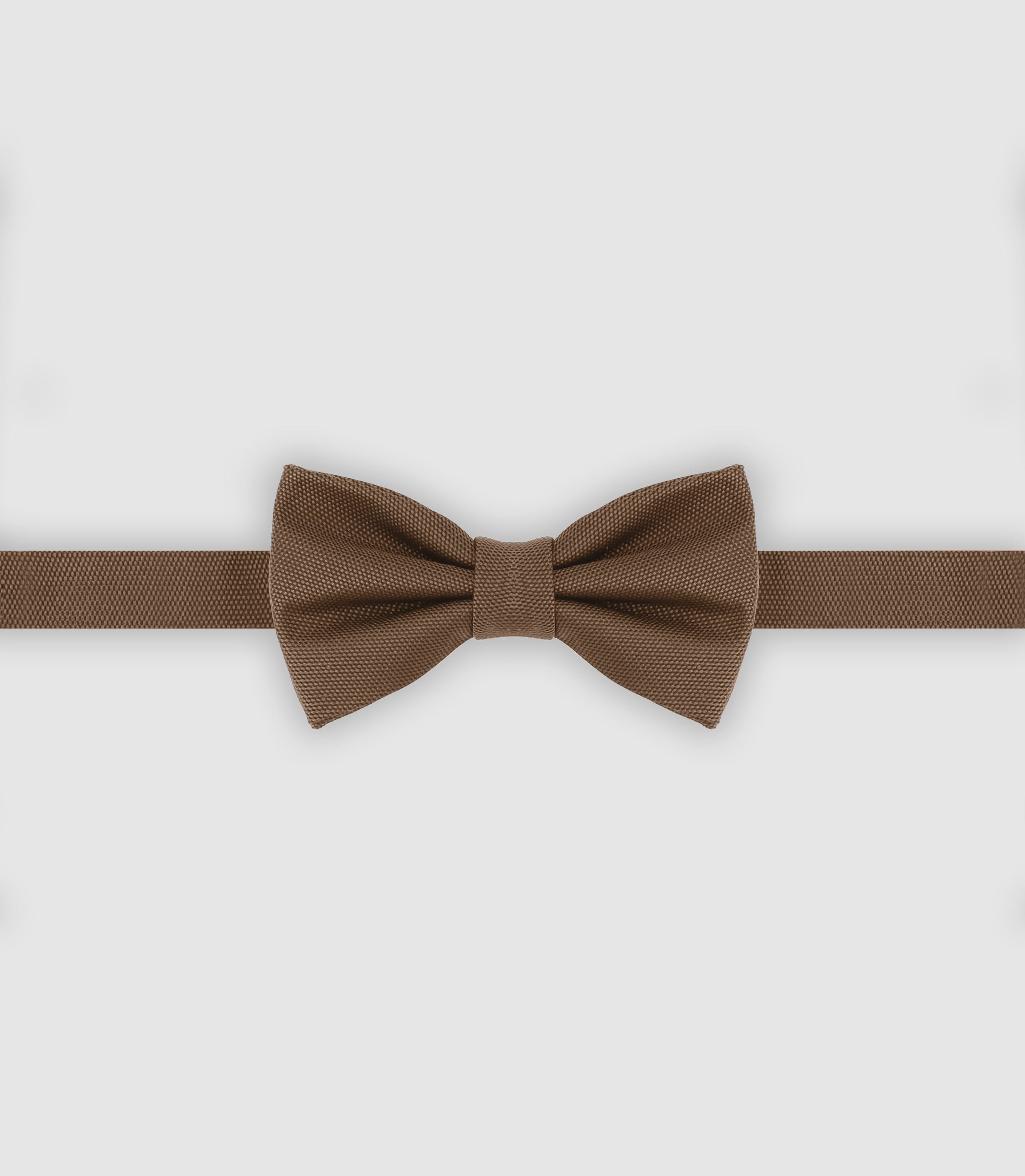 Nœud papillon uni marron - IZAC