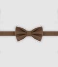 Nœud papillon uni marron - IZAC