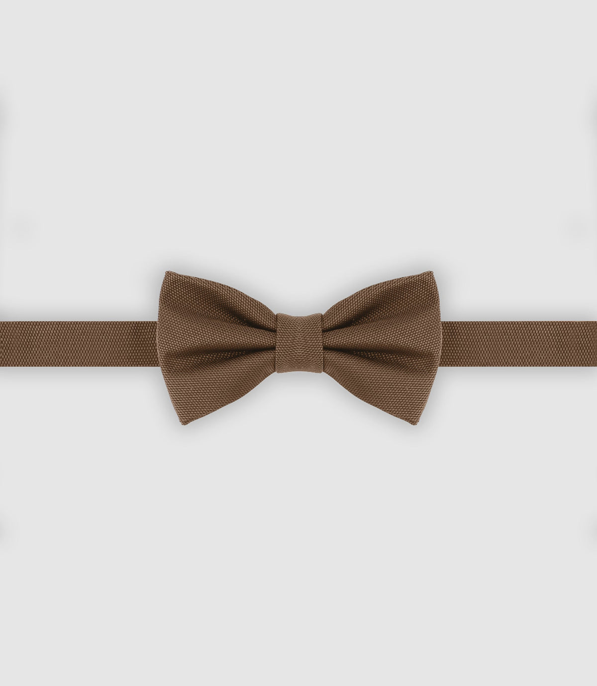 Nœud papillon uni marron - IZAC