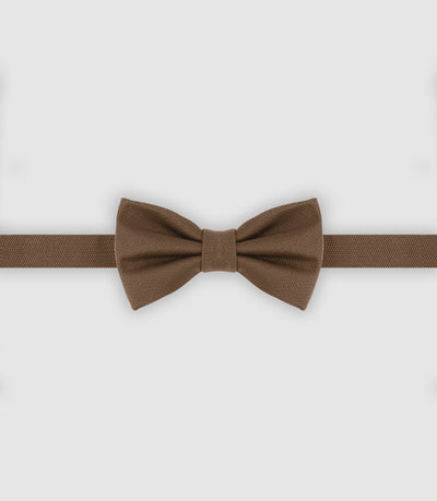 Nœud papillon uni marron - IZAC