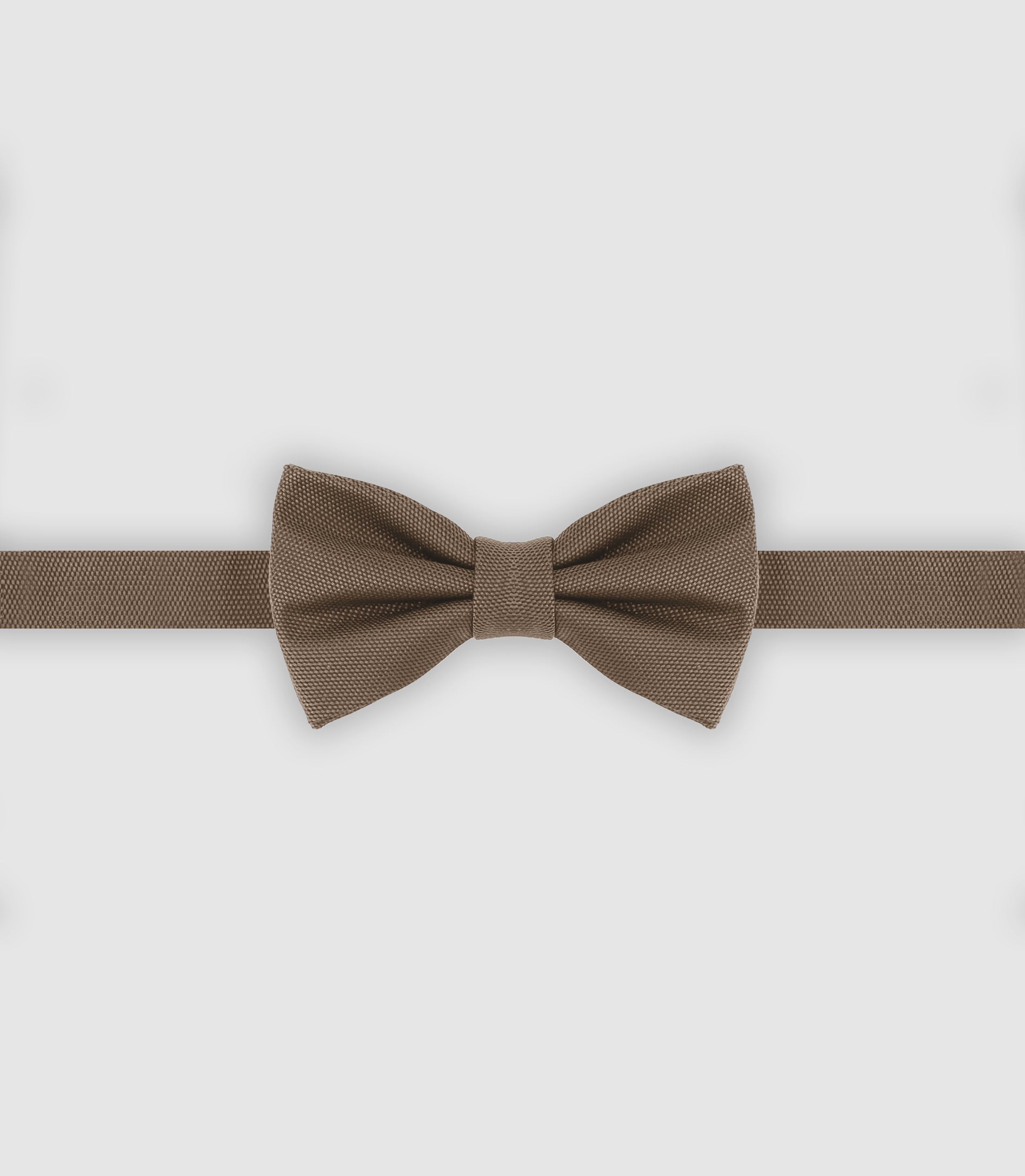 Nœud papillon uni marron clair - IZAC