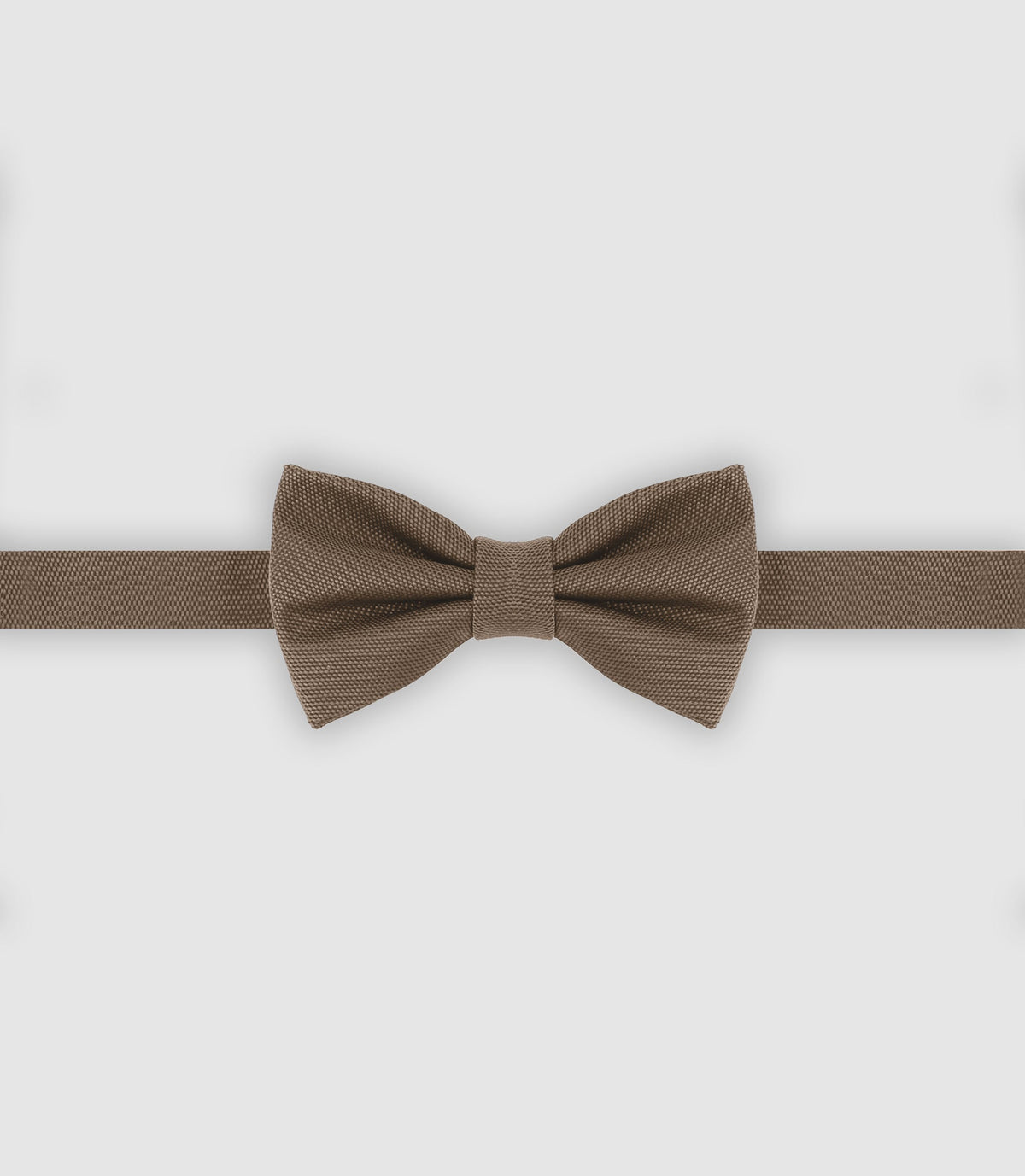 Nœud papillon uni marron clair - IZAC