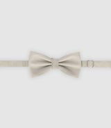 Nœud papillon en tissu beige - IZAC