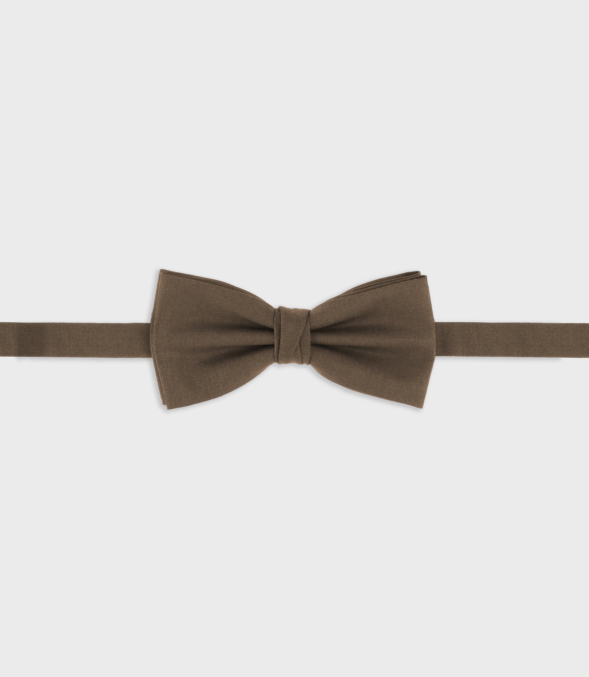 Nœud papillon en tissu marron clair - IZAC