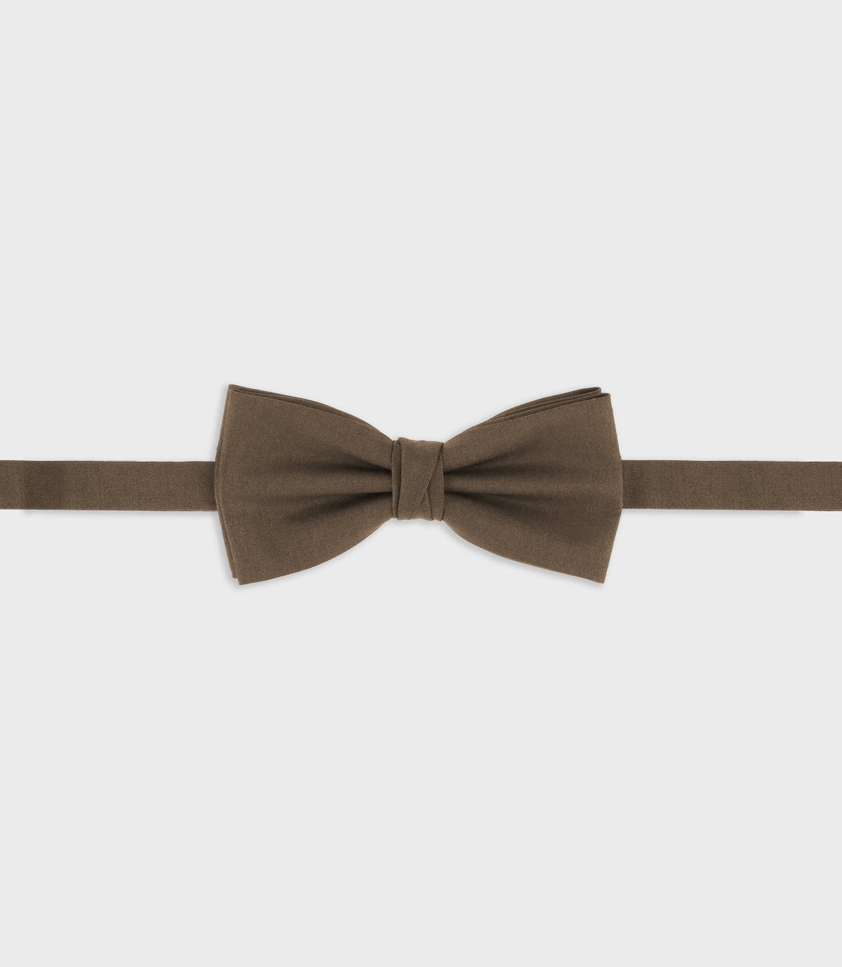 Nœud papillon en tissu marron clair - IZAC
