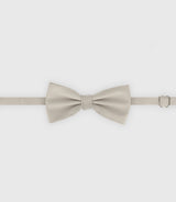 Nœud papillon uni en tissu gris - IZAC