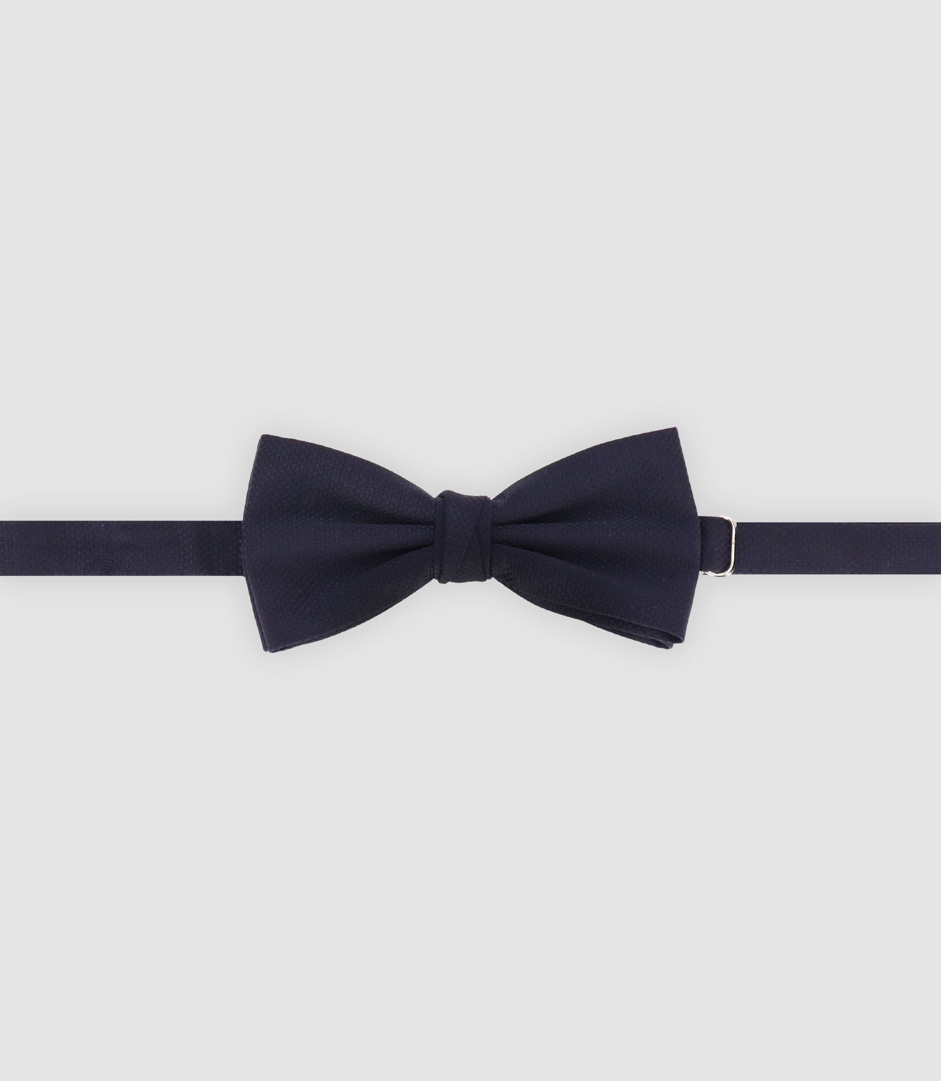 Nœud papillon uni en tissu marine - IZAC
