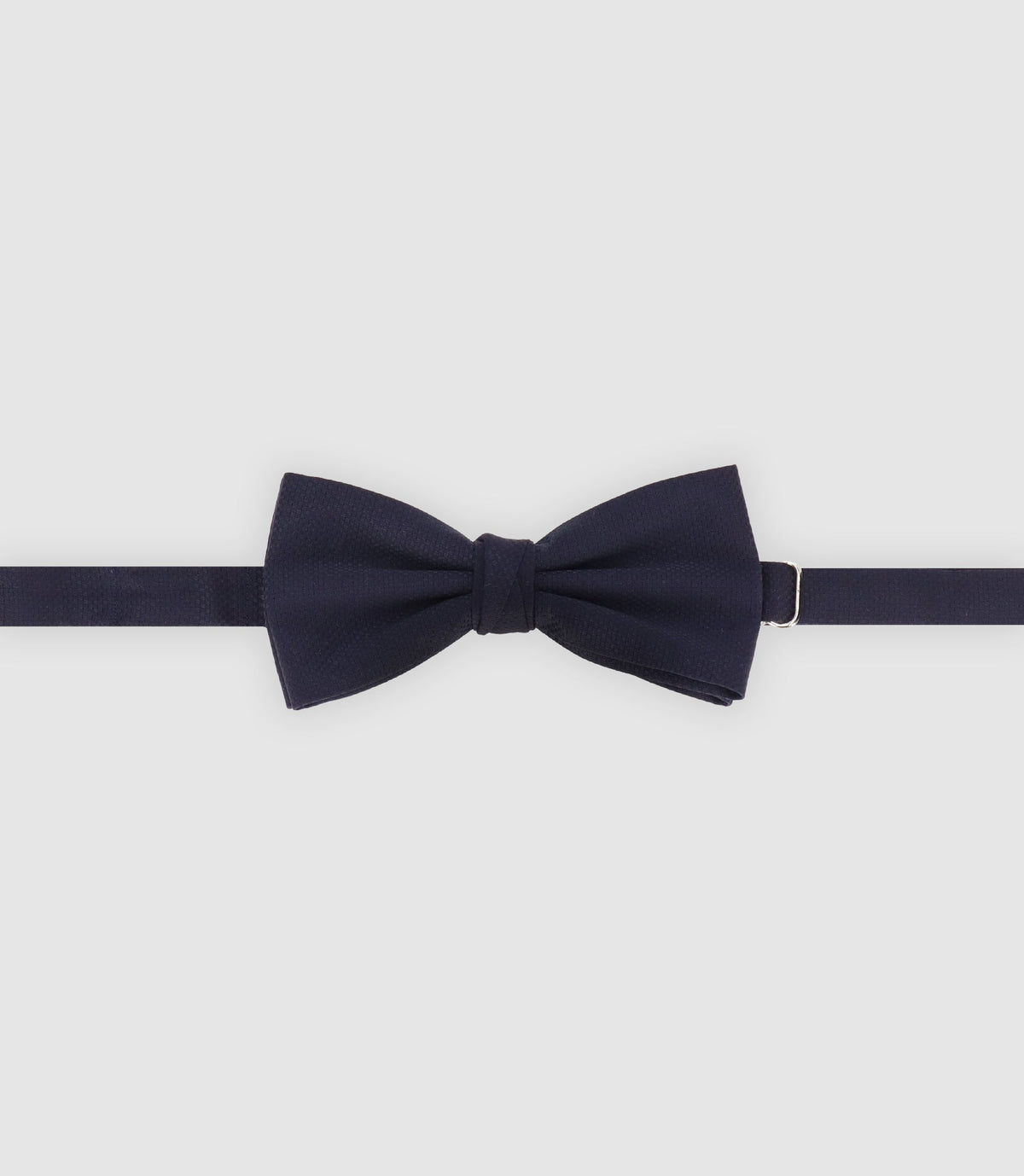 Nœud papillon uni en tissu marine - IZAC