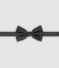 Nœud papillon en tissu uni noir - IZAC