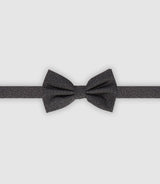 Nœud papillon en tissu uni noir - IZAC