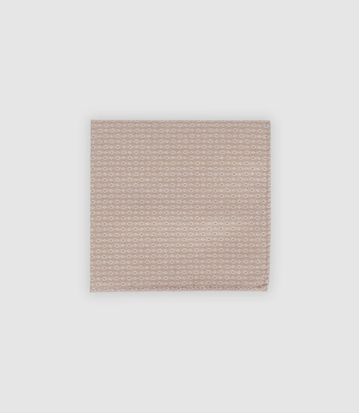 Pochette à motifs beige - IZAC