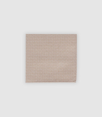 Pochette à motifs beige - IZAC