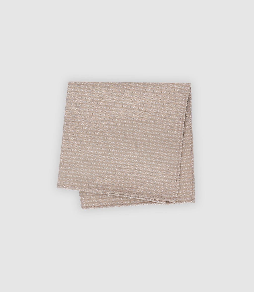 Pochette à motifs beige - IZAC