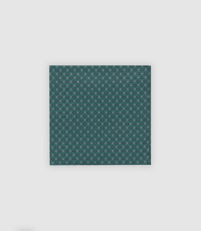 Pochette à motifs verte - IZAC