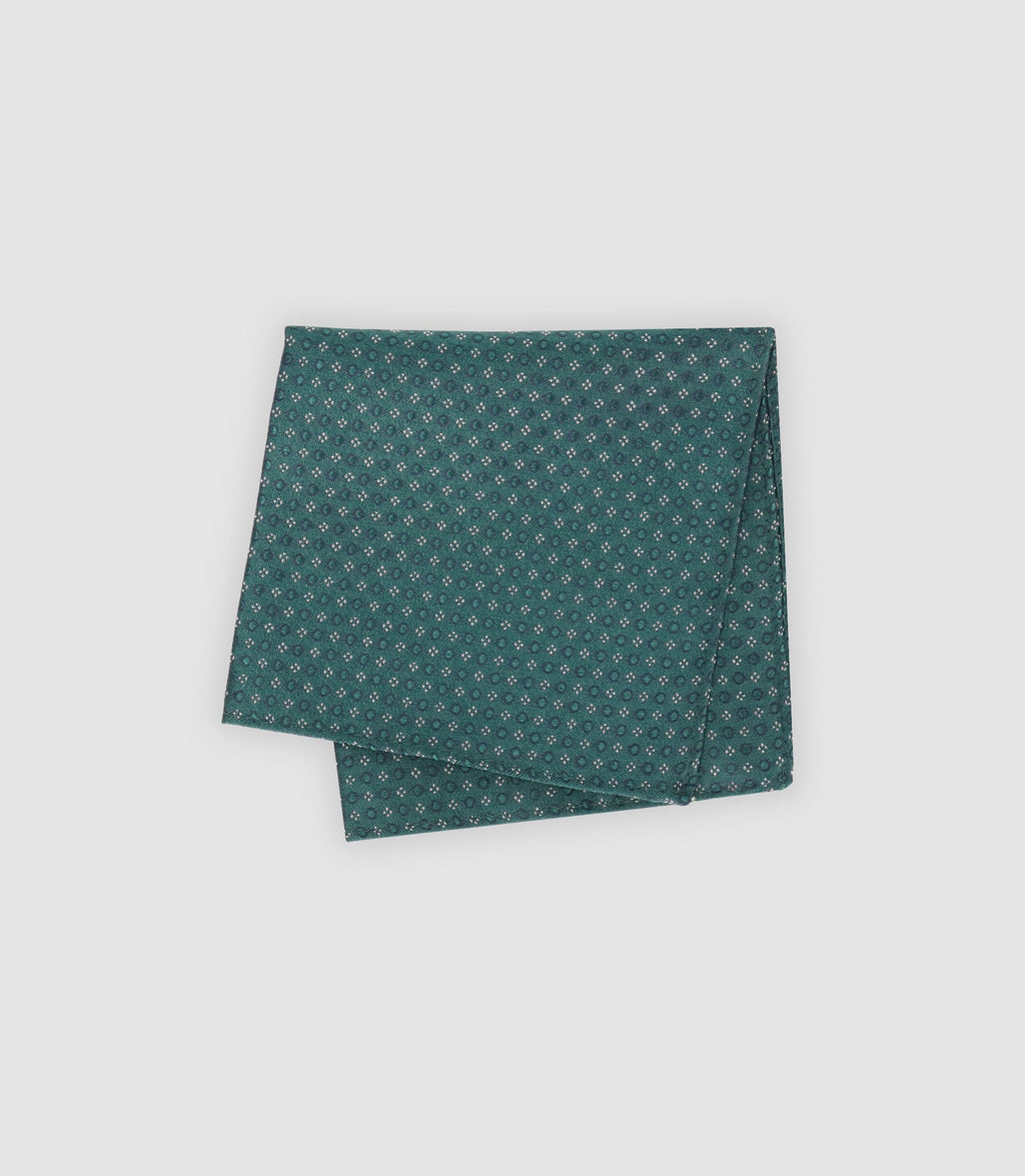 Pochette à motifs verte - IZAC