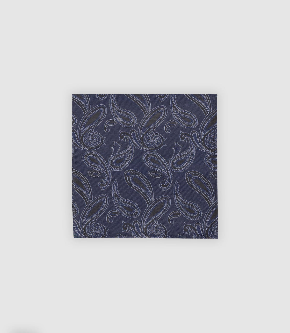 Pochette à micro motifs marine - IZAC