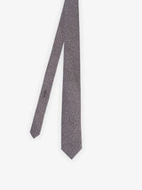 Cravate fantaisie marron - IZAC