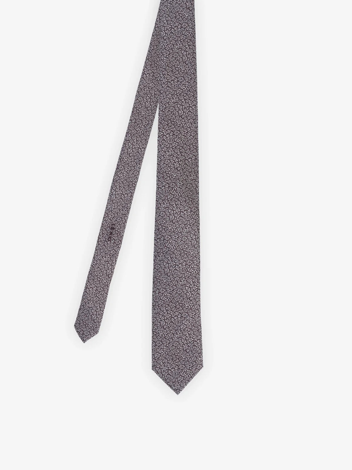 Cravate fantaisie marron - IZAC