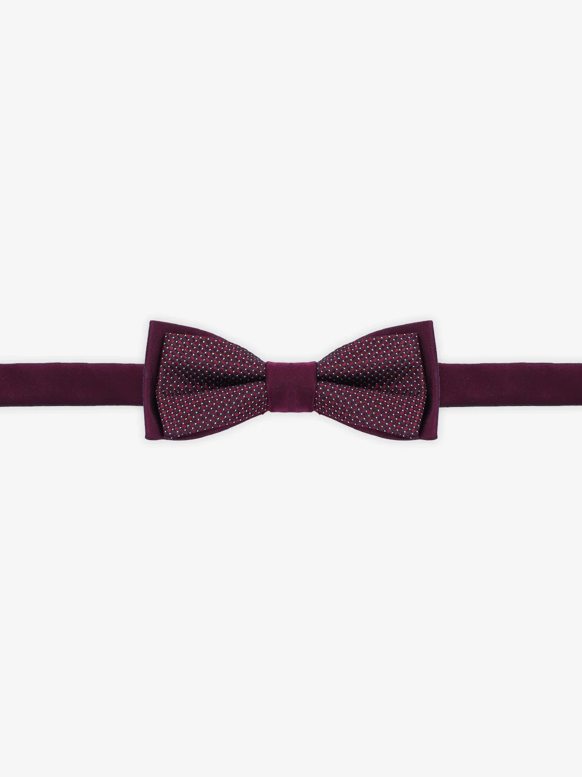 Nœud papillon fantaisie bordeaux - IZAC