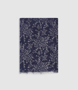 Écharpe à motif floral marine XARI - IZAC