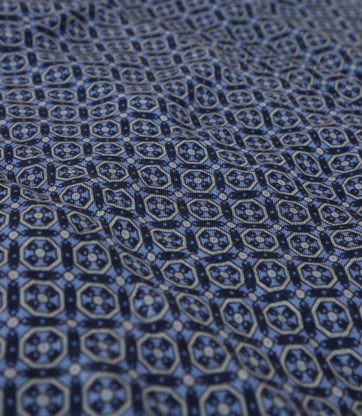 Echarpe à motifs marine - IZAC
