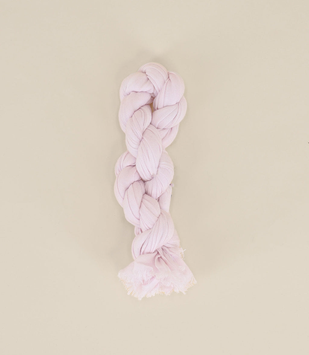 Echarpe unie écrue rose - IZAC
