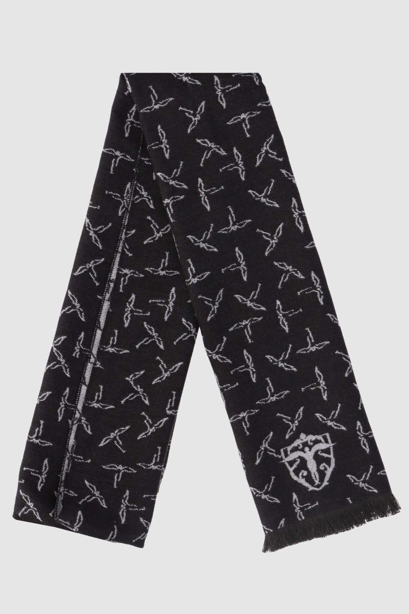 Echarpe à motif noir ANGE - IZAC