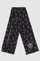 Echarpe à motif noir ANGE - IZAC