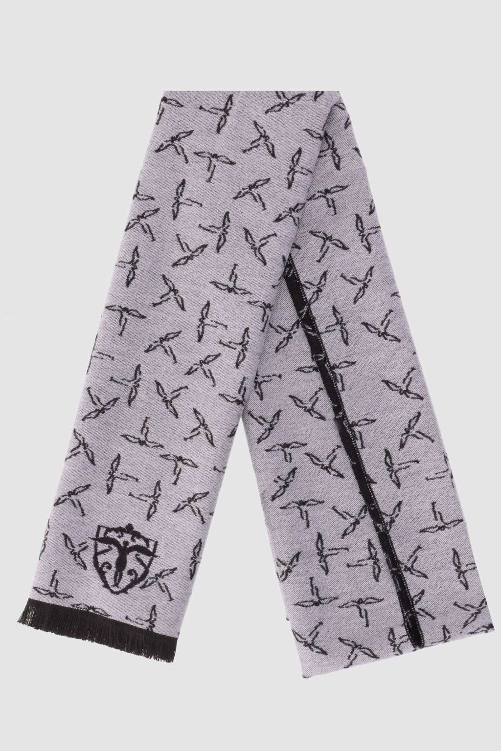 Echarpe à motif noir ANGE - IZAC