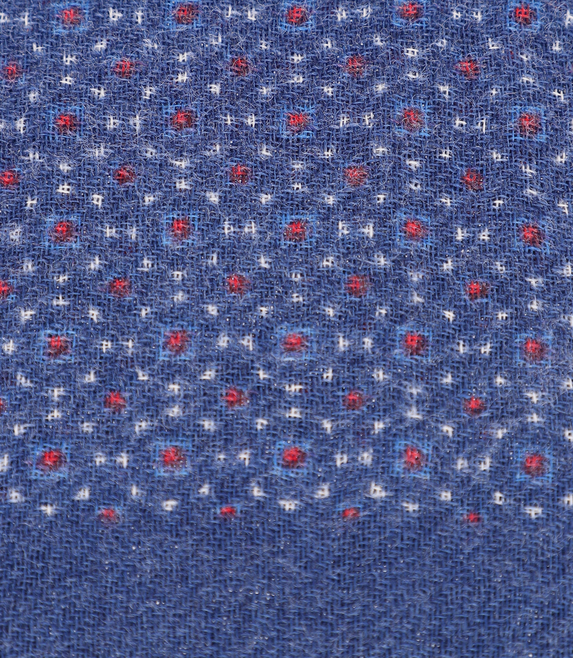 Echarpe fantaisie à franges marine - IZAC