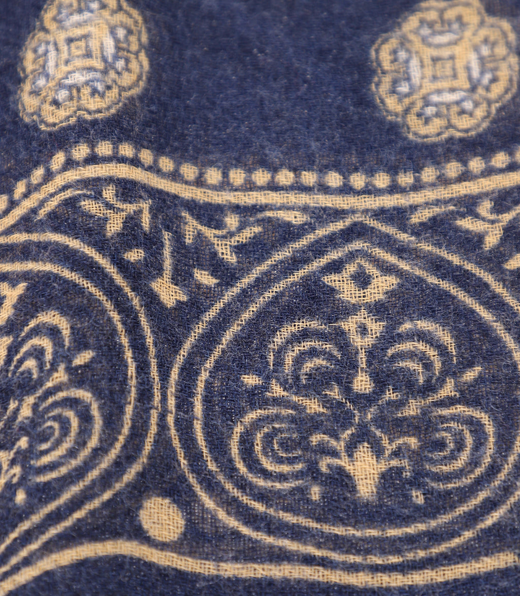 Echarpe à motifs marine - IZAC