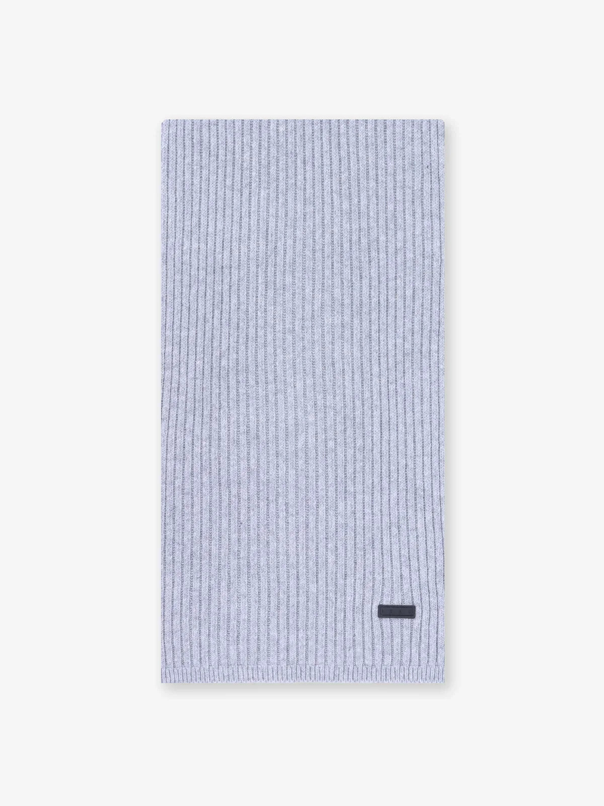 Écharpe en maille unie grise - IZAC