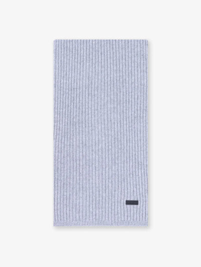 Écharpe en maille unie grise - IZAC