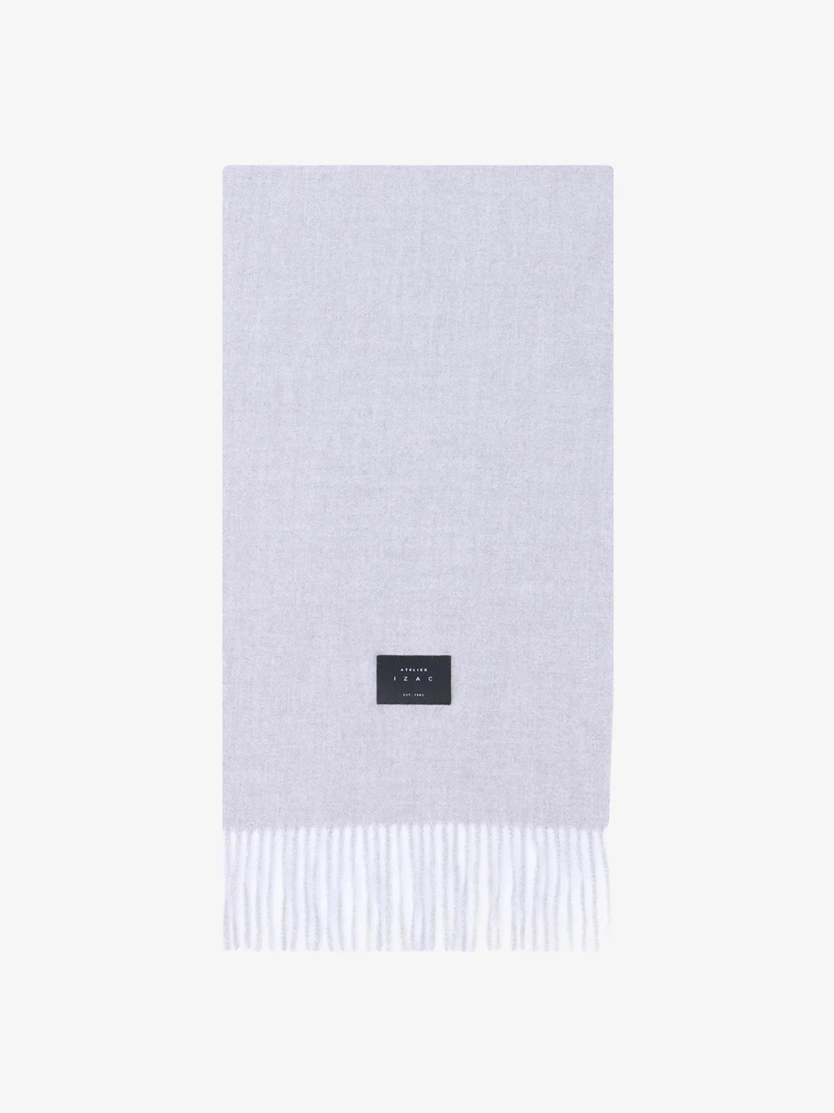 Écharpe unie gris chiné - IZAC