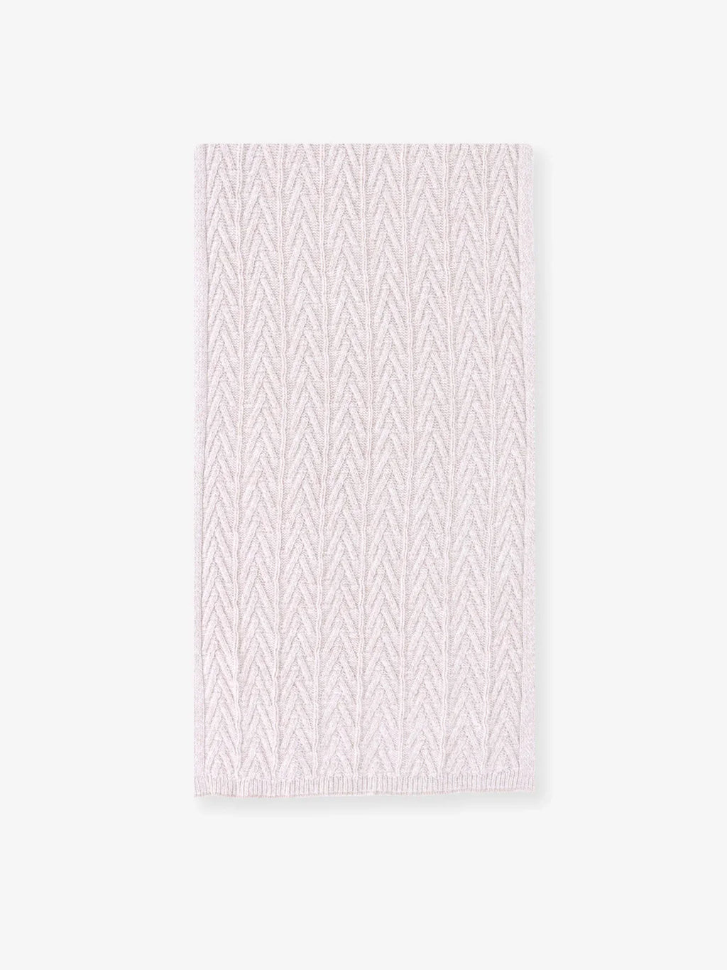 Écharpe en maille unie beige - IZAC