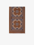 Écharpe à motif floral camel - IZAC