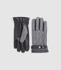 Gants en cuir gris "Zenia" - IZAC