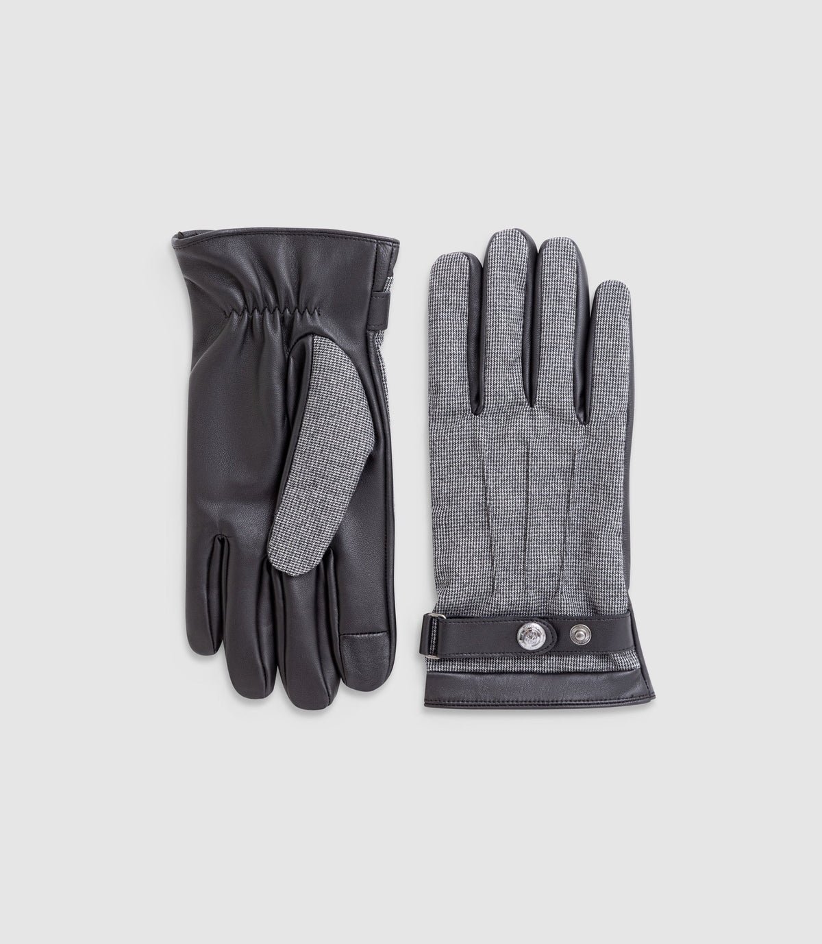 Gants en cuir gris "Zenia" - IZAC
