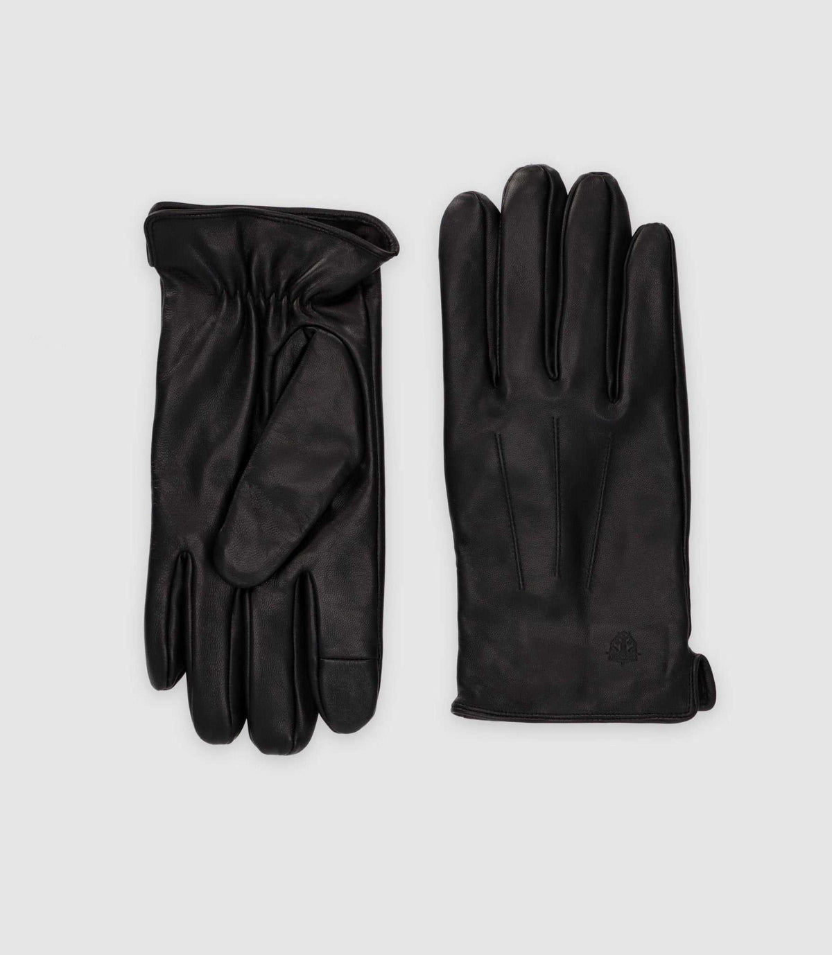 Gants en cuir noir ULLIEL - IZAC