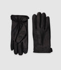 Gants 100% cuir noirs - IZAC