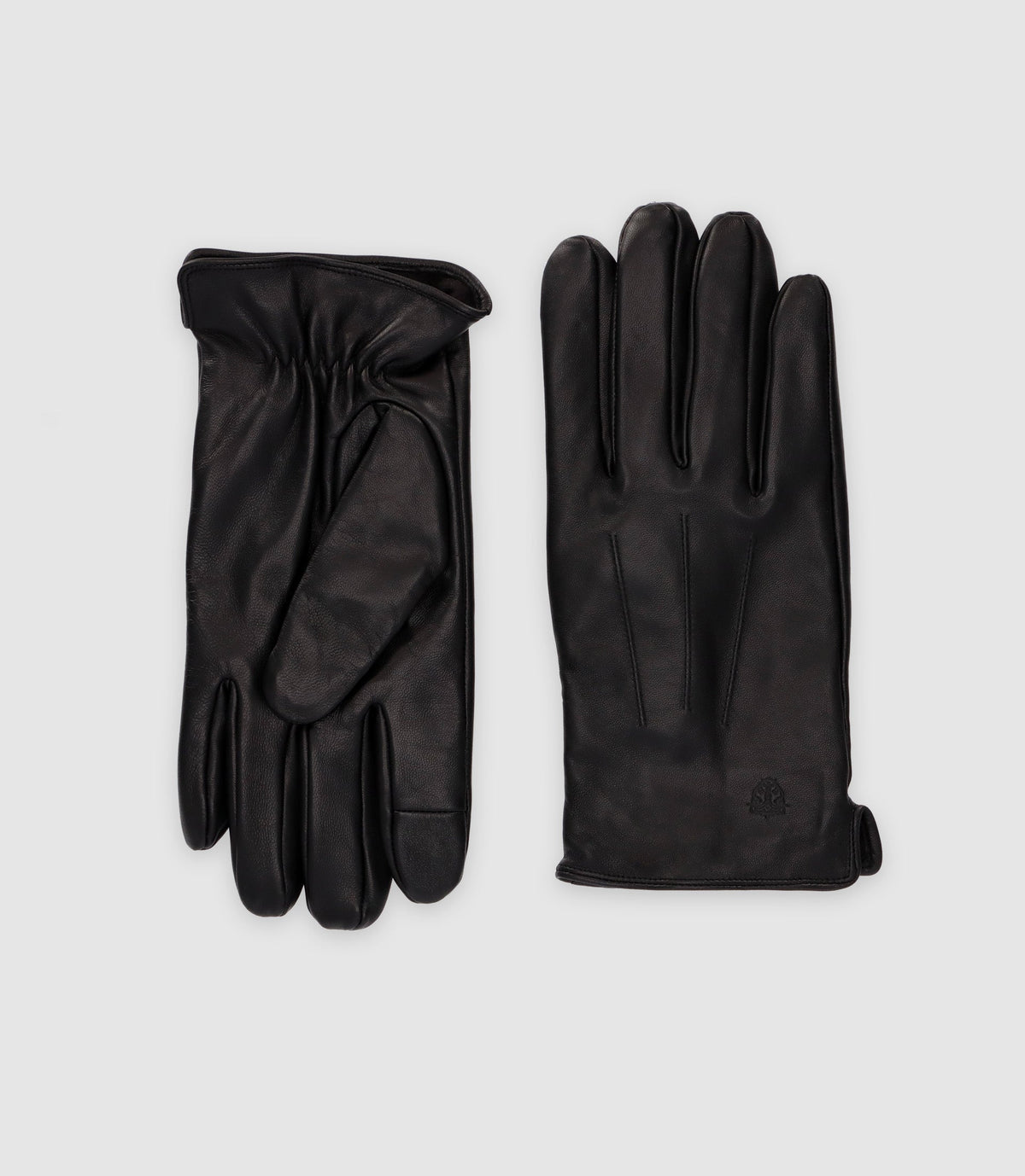Gants 100% cuir noirs - IZAC