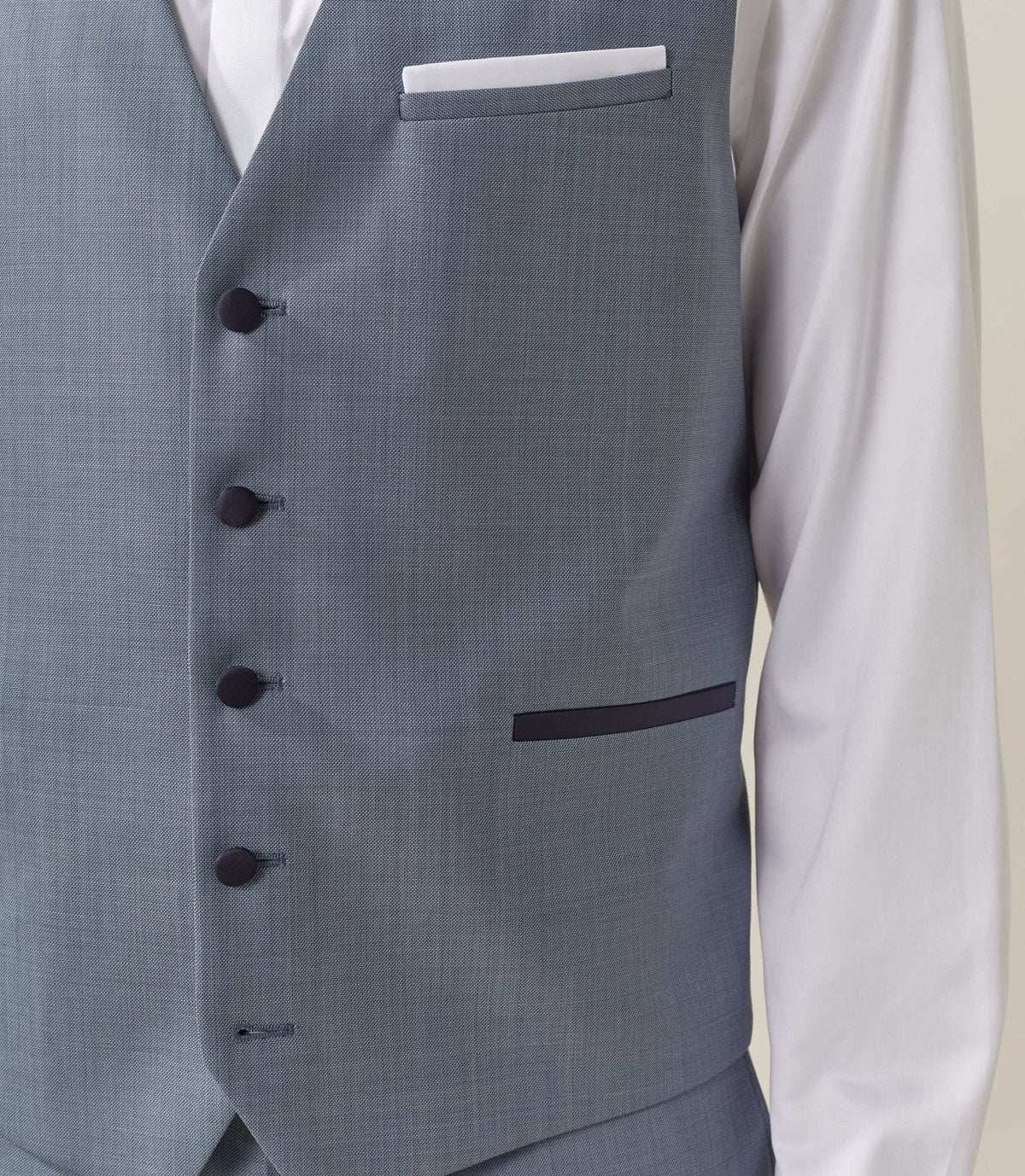 Gilet costume de cérémonie gris "Xferi" - IZAC