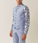 Gilet ville bleu - clair "Lazurro" - IZAC